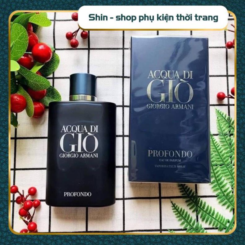 Nước hoa nam tính Acqua Di Giò Xanh Profumo - Dầu  thơm nam100ml lưu hương lâu mạnh mẽ cuốn hút - Shin Official | BigBuy360 - bigbuy360.vn