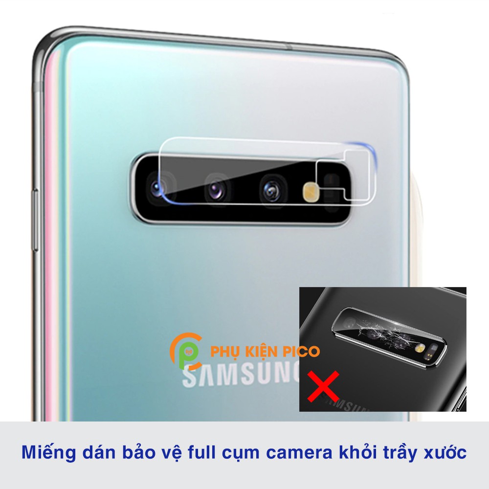 Cường lực camera Samsung S10 Plus độ cứng 9H trong suốt - Dán camera Samsung Galaxy S10 Plus
