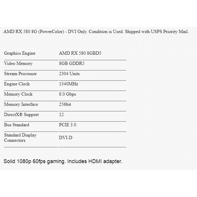 [Mã ELCL05 giảm 5% đơn 500K] VGA RX580 8GB (POWERCOLOR) | BigBuy360 - bigbuy360.vn