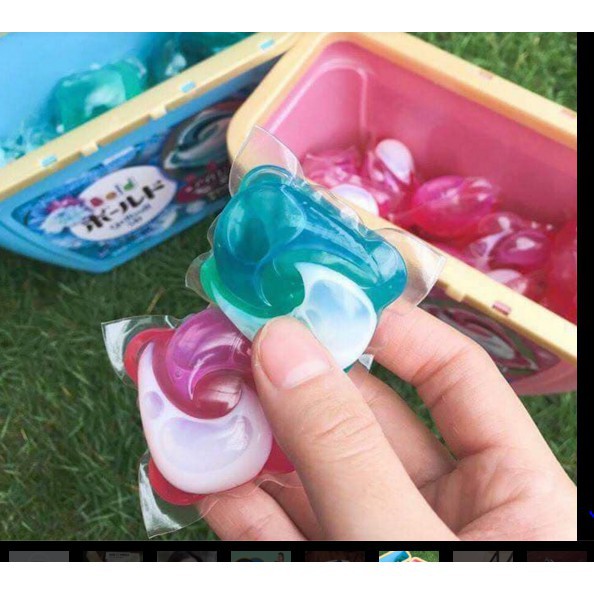 VIÊN GIẶT XẢ GELBALL ARIEL 3D NỘI ĐỊA NHẬT BẢN (HỒNG)