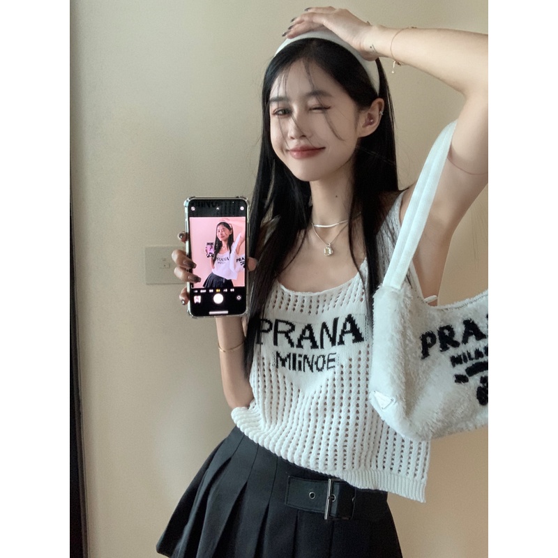 HUANG YOYO Áo Thun Nữ Cộc Tay Cổ Tròn Thời Trang Hàn