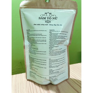 Trà sâm tố nữ thái lát giúp điều hòa nội tiết tố nữ, đẹp da