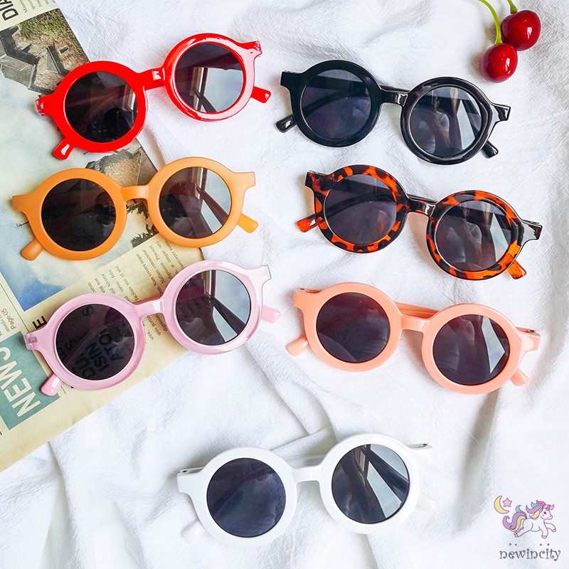 Kính mát trẻ em phong cách thời trang retro