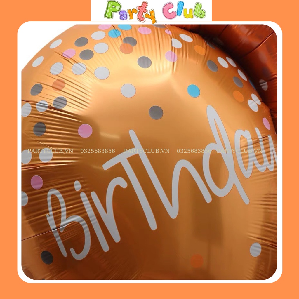 Bóng hộp quà Happy Birthday mẫu mới trang trí sinh nhật