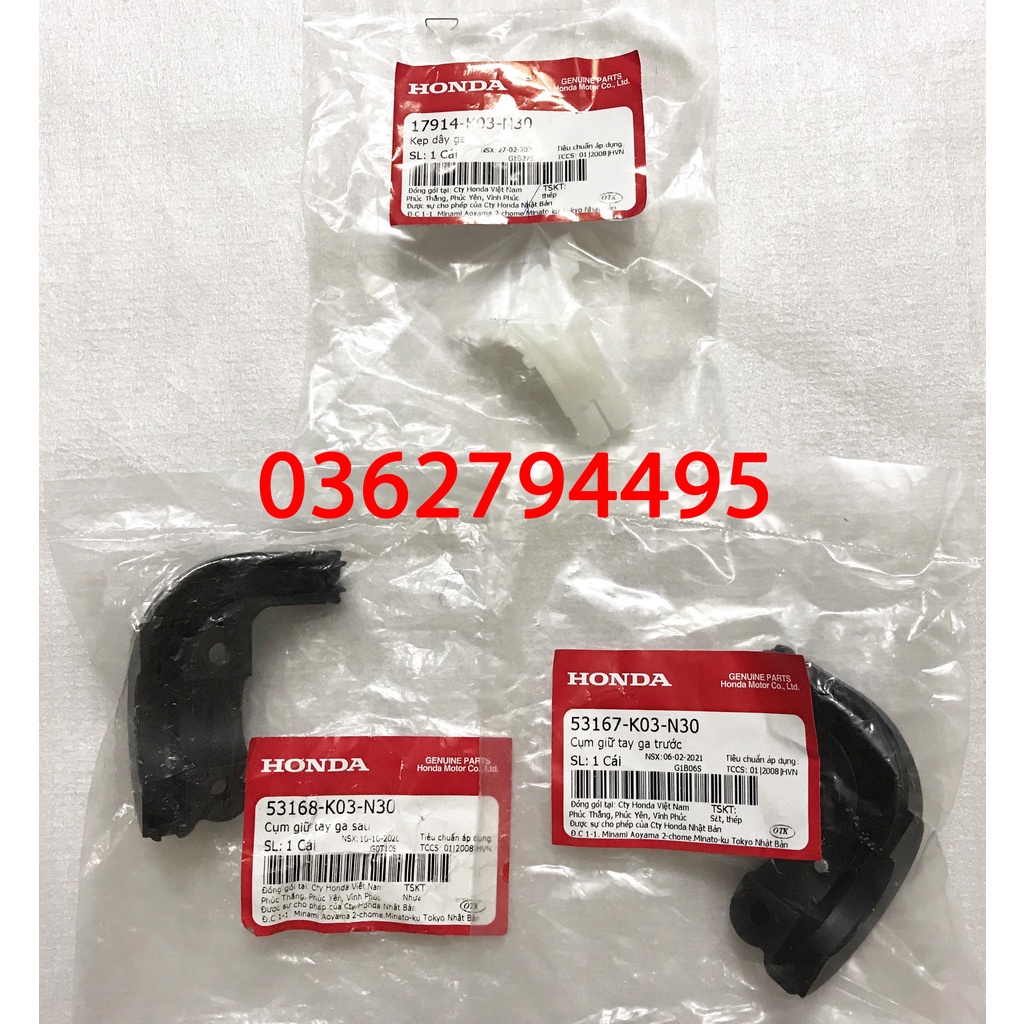 Bộ cùm giữ tay ga winner v1/ Winner X/Winner V3 Zin chính hãng Honda