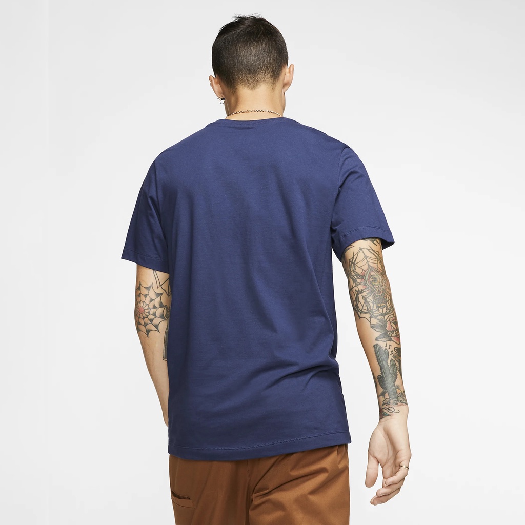 N.I.K.E - Áo thun thể thao Nike Sportswear Men's Club Tee - Xanh navy
