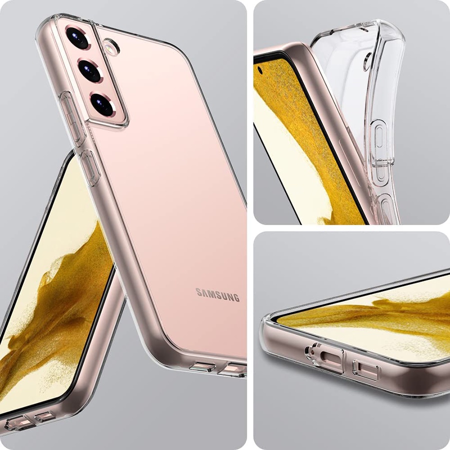 Ốp lưng trong suốt siêu mỏng dành cho Samsung Galaxy S8 S9 S10 S20 S21 S22 Plus Note 8 9 10 20 Ultra
