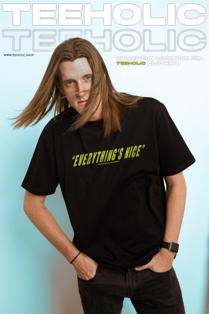 THS Áo Thun Unisex TeeHolic In Chữ EVERYTHING'S NICE