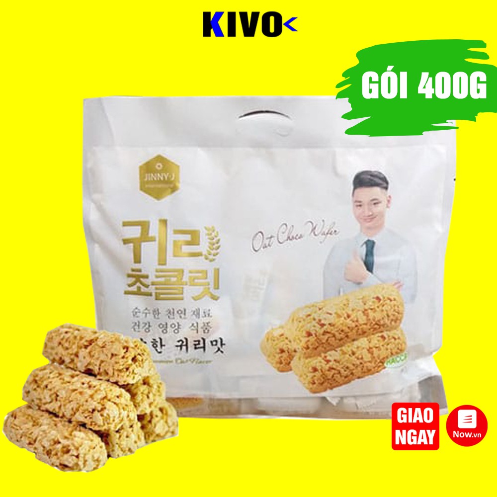 Bánh Yến Mạch Hàn Quốc 400g - Bánh Yến Mạch Ăn Kiêng Bánh Kẹo Đồ Ăn Vặt Nội Địa Hàn Quốc - Quà Tết 2021