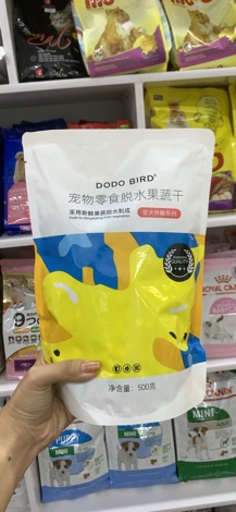 Rau củ sấy khô cho Cún