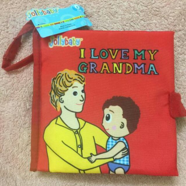 Sách vải I love my grandma của Jolly baby