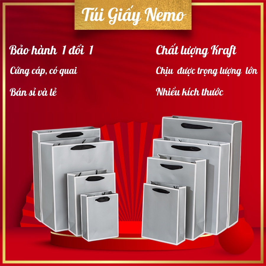 Túi đựng quà có quai xách cứng cáp chất liệu cao cấp TX1