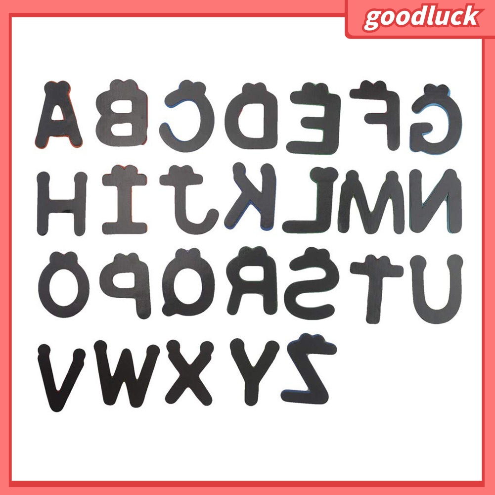 Bộ 26 chữ cái mini có nam châm dán tủ lạnh dành cho trẻ em