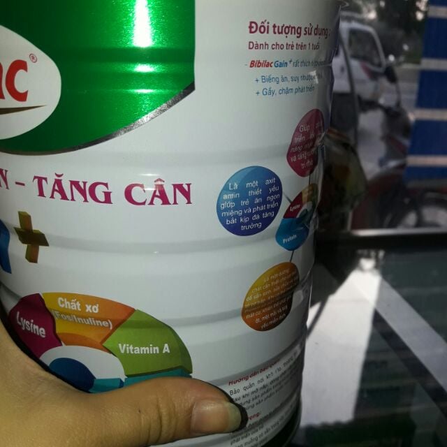 Sữa Bibilac Gain+  hộp 900g cho trẻ biếng ăn