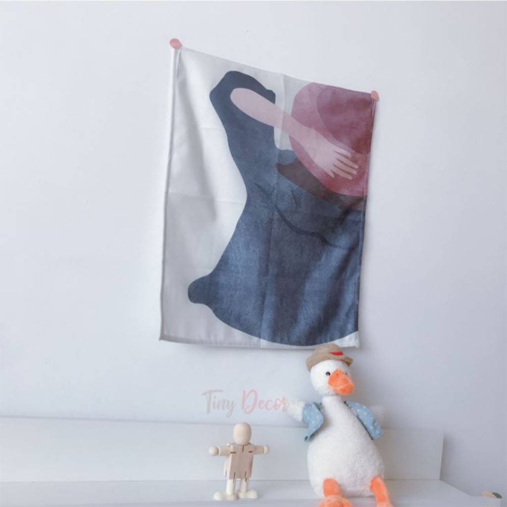 Tranh vải treo tường, Decor, Phong cách Bắc Âu, Trang trí phòng, Tranh treo tường.