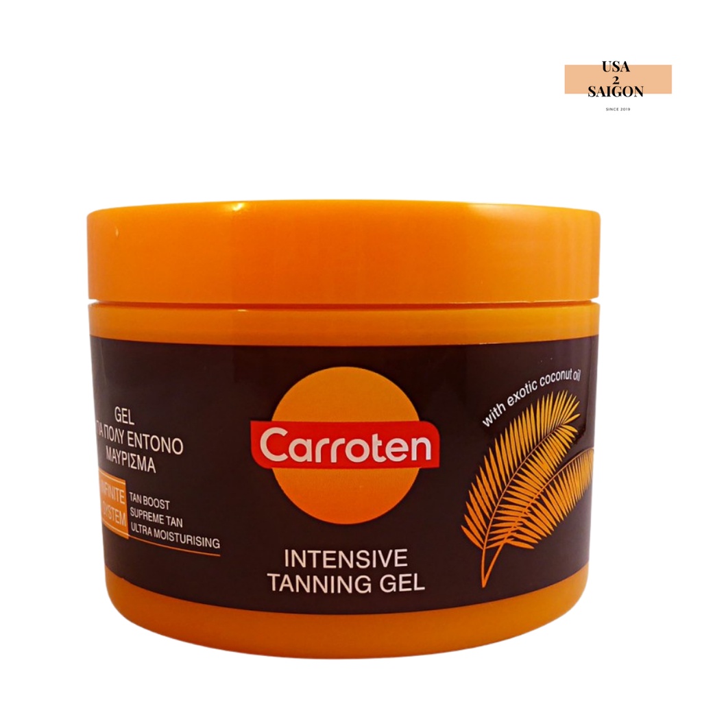 Gel phơi nắng da nâu Carroten Intensive Tanning Gel 150ml