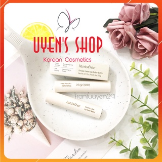 Son dưỡng có màu Innisfree Simple Label Lip Color Balm