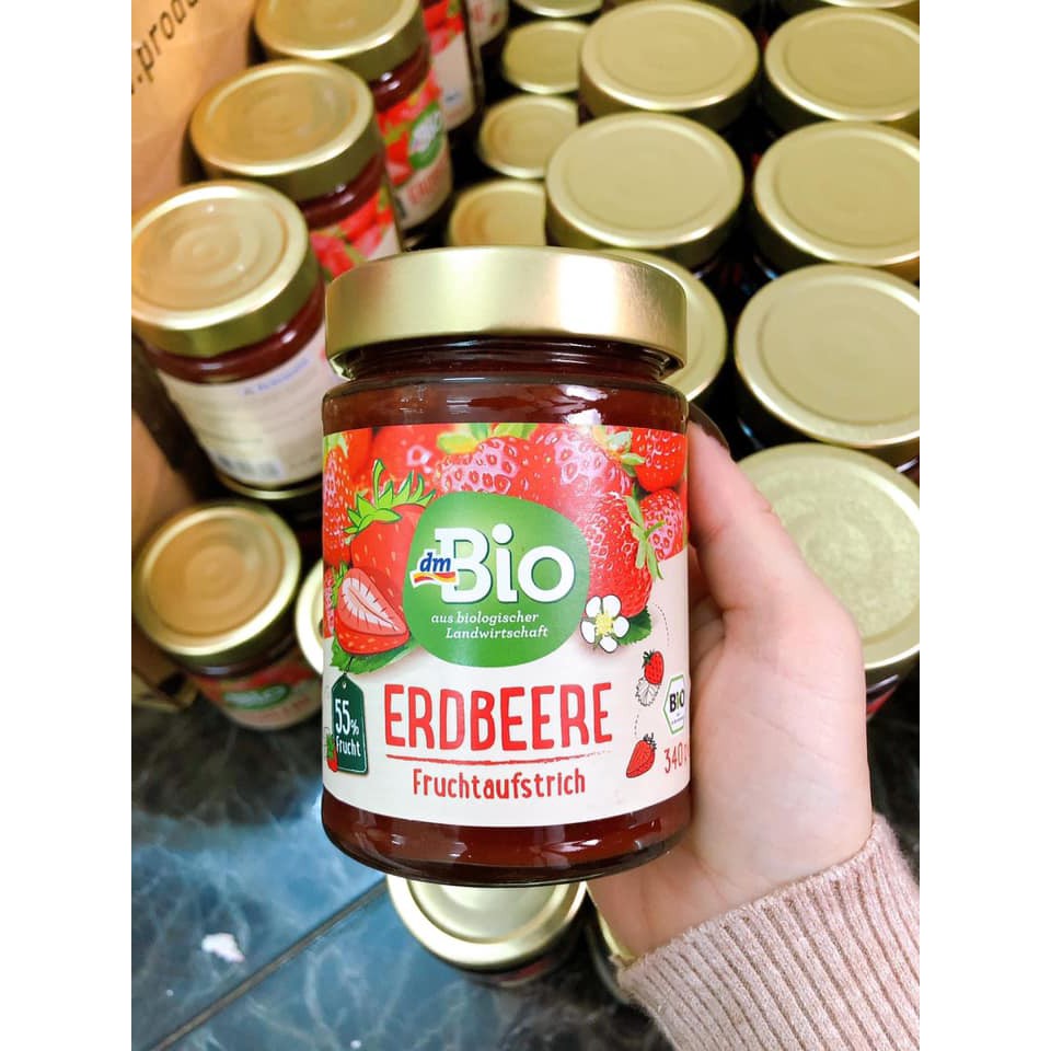 Mứt dâu tây hữu cơ DMBio (340g)