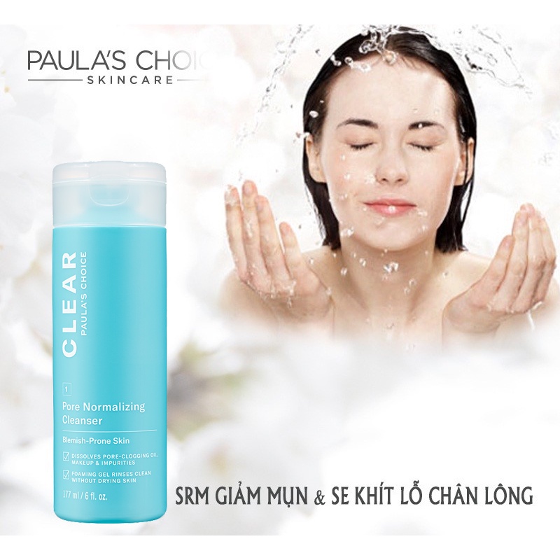 Sữa rửa mặt cho da mụn Paula's Choice Clear Pore Normalizing Cleanser