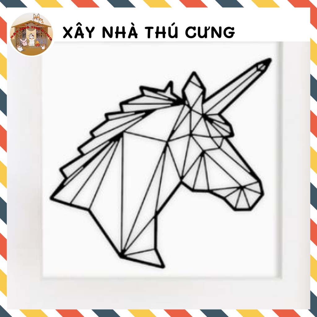 Tranh dán tường dập nổi 3D nhựa cao cấp hình con vật decol - trang trí phòng ngủ, phòng khách, cửa hàng - ms37