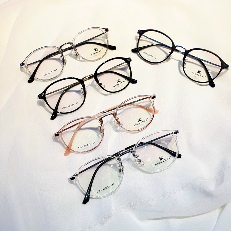 Gọng kính siêu dẽo BBR, phối kim loại form bầu nhỏ vừa mặt (1301) | BigBuy360 - bigbuy360.vn