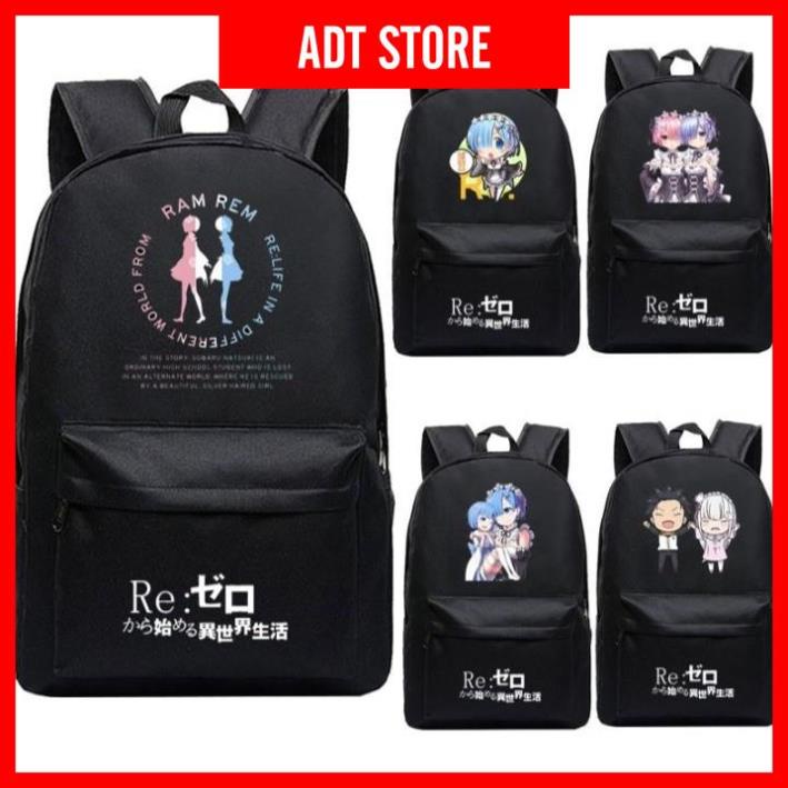 GIÁ TỐT Balo Đi Học Anime Re: Zero Mới Nhất 2021 siêu chất