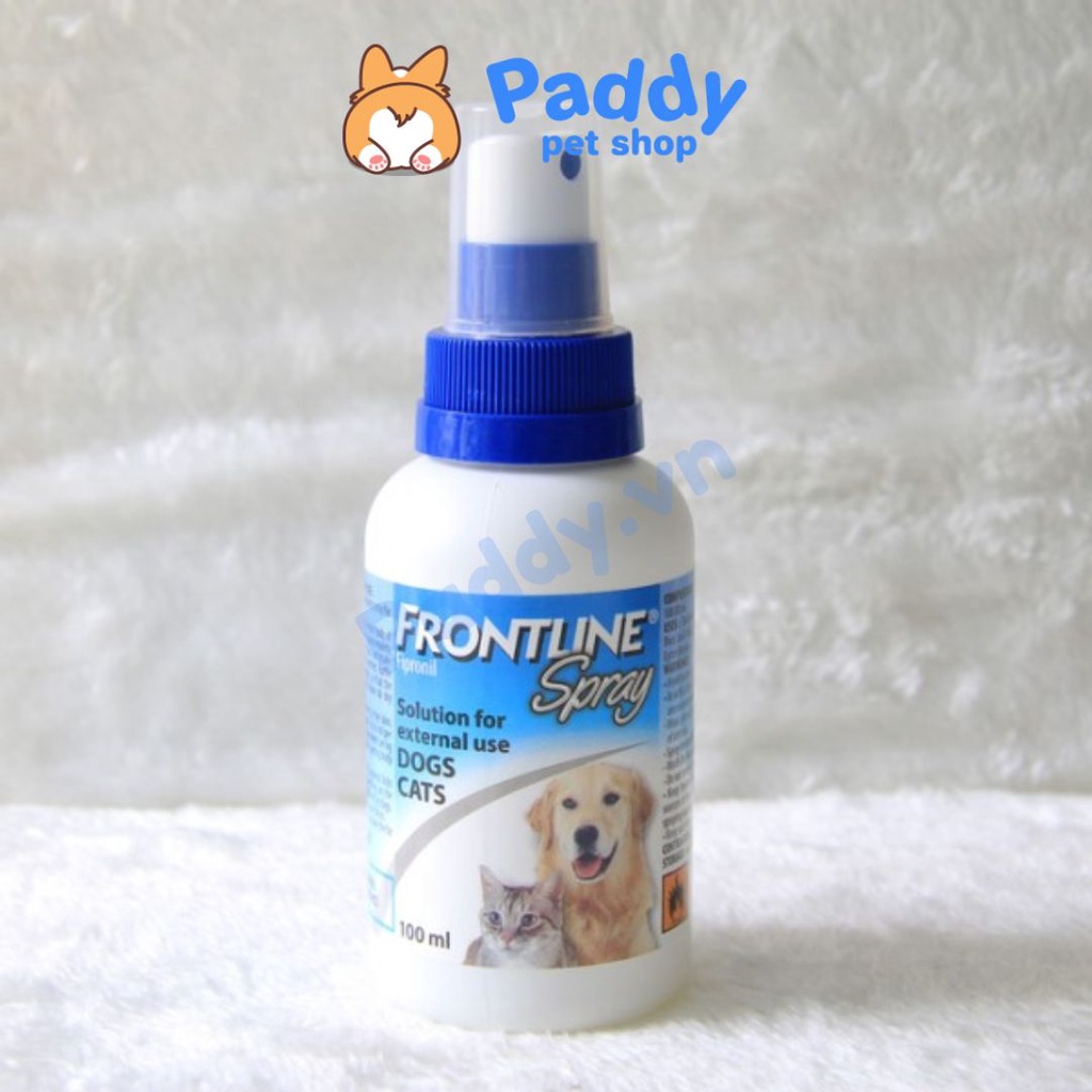 Xịt Frontline Spray Ngừa Ve Rận Cho Chó Mèo 100ml