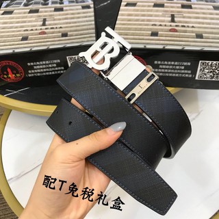 thắt lưng thời trang nam da thật Burberry BBR
