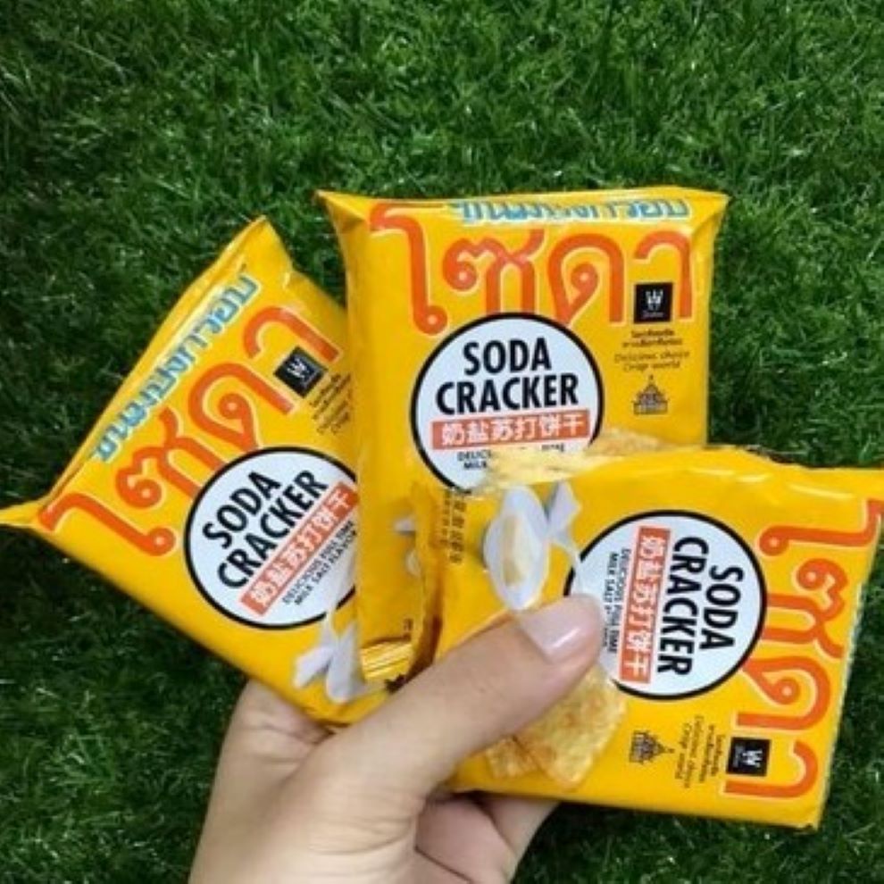 🍓 Bánh Quy Giòn Soda Cracker Cho Người Ăn Kiêng Người Tiểu Đường 400g