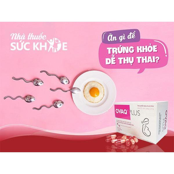 OvaQ Plus  bổ trứng, tăng thụ thai tự nhiên, hỗ trợ vô sinh hiếm muộn