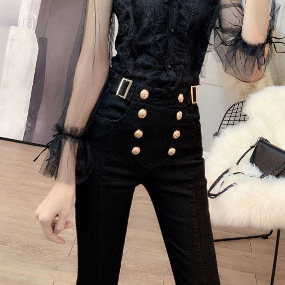 Jiashucheng Quần Legging Lưng Cao Dáng Bút Chì Co Giãn Thời Trang Xuân Hè Mới Cho Nữ