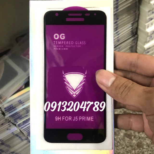 Kính Cường Lực OG Galaxy J5 prime full mang khoan không thủng