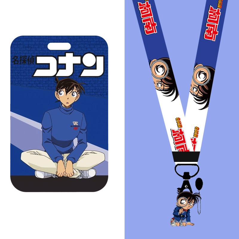 Dây Đeo Thẻ In Hình Thám Tử Conan Nhật Bản Lanyard