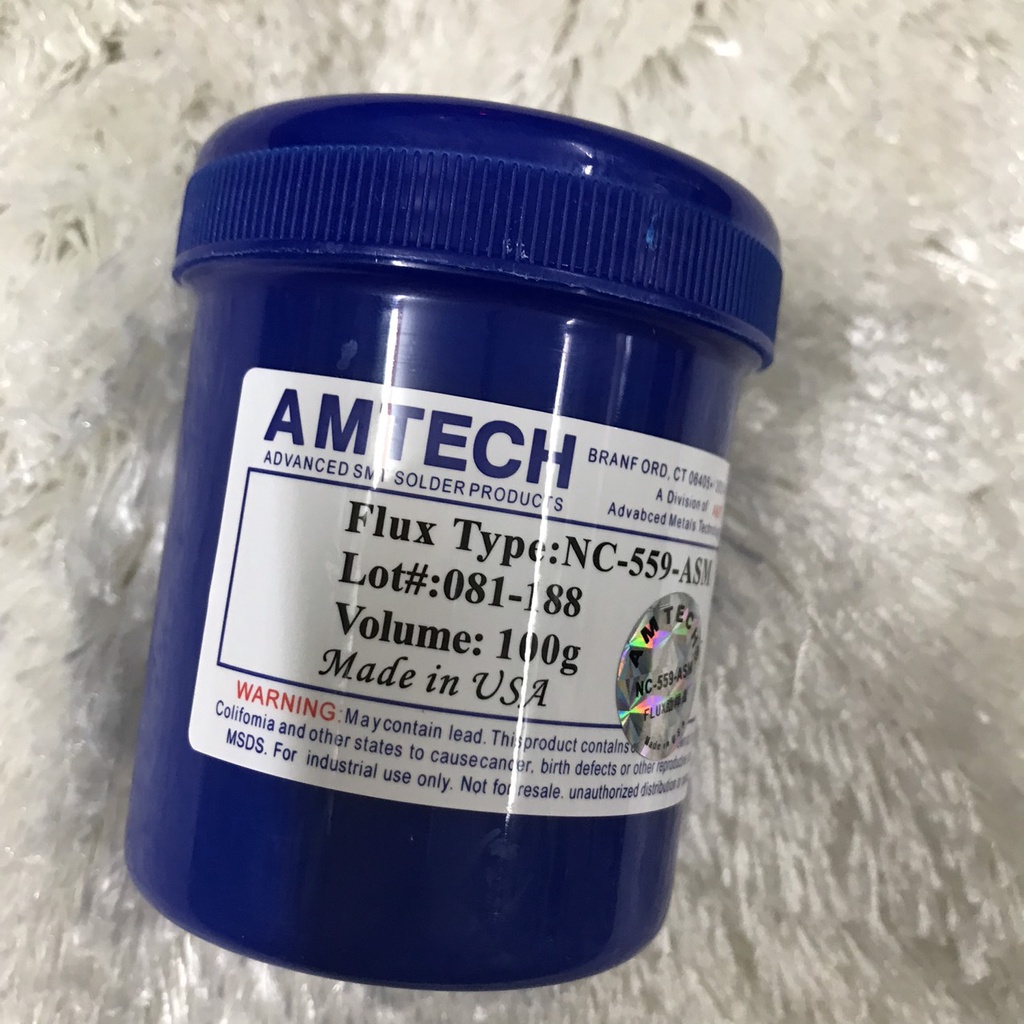 MỠ HÀN AMTECH NC-559-ASM (Hủ tròn)