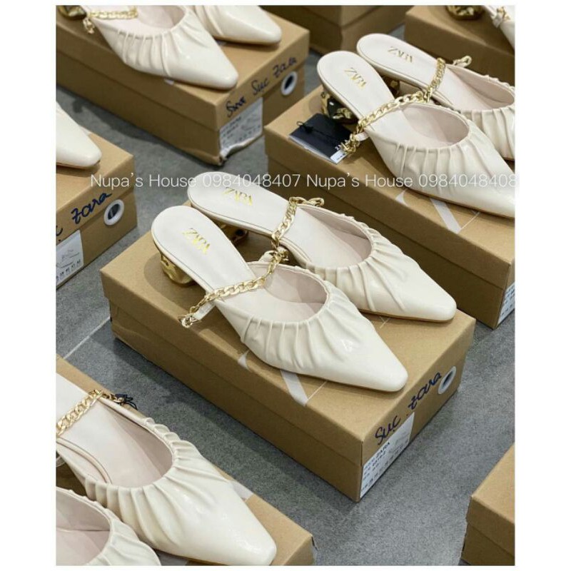 Sục kem xích vàng gót vàng