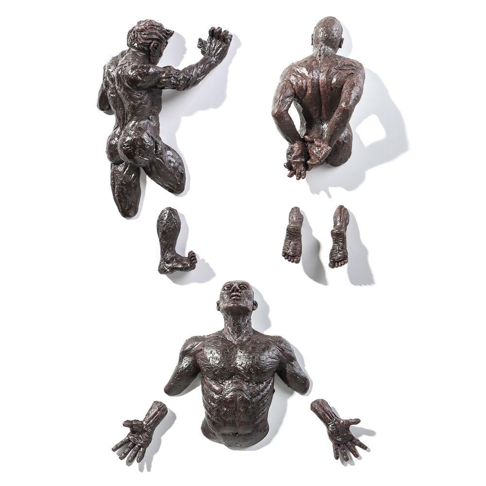 Tượng Điêu Khắc 3D Bằng Nhựa Resin Giả Đồng Treo Tường Trang Trí