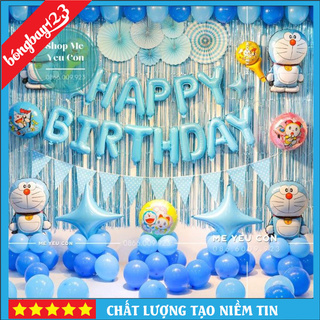 [ SIÊU PHẨM ]🐧 Set trang trí sinh nhật🐧 - Set trang trí sinh nhật họa tiết hoạt hình doremon ngộ nghĩnh