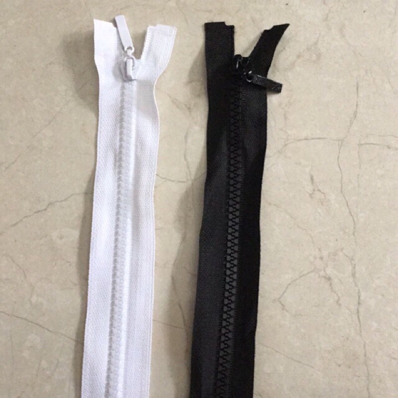Dây khoá áo khoác áo gió giỏ sách HKK 40cm 50cm 60cm 70cm trắng đen phẹc mơ tia