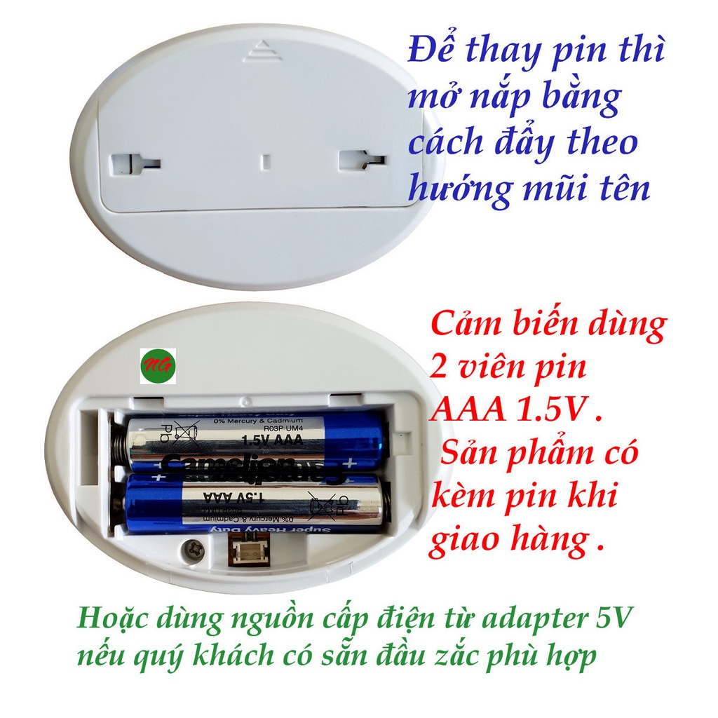 Chuông báo khách báo trộm không dây ATA AT-216 - cảm biến hồng ngoại có thể dùng nguồn adapter 5V