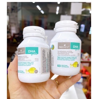 Viên Bổ sung dầu cá DHA cho bé của Úc Bio Island DHA Kids 60 viên
