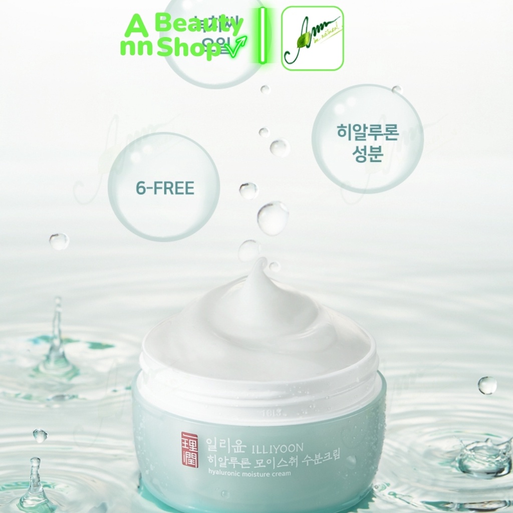 Kem dưỡng ẩm cấp nước cho da mặt và toàn thân Illiyoon Hyaluron Moisture Cream 100ml