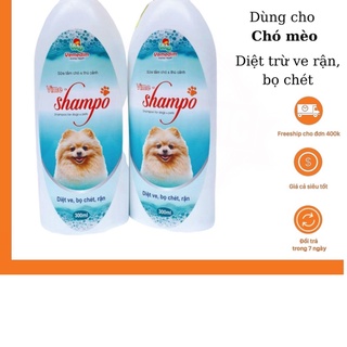 Sữa tắm cho chó mèo, sữa tắm chó mèo trị ve, dầu gội cho chó Vime Shampo 300ml, cửa hàng BaeYi