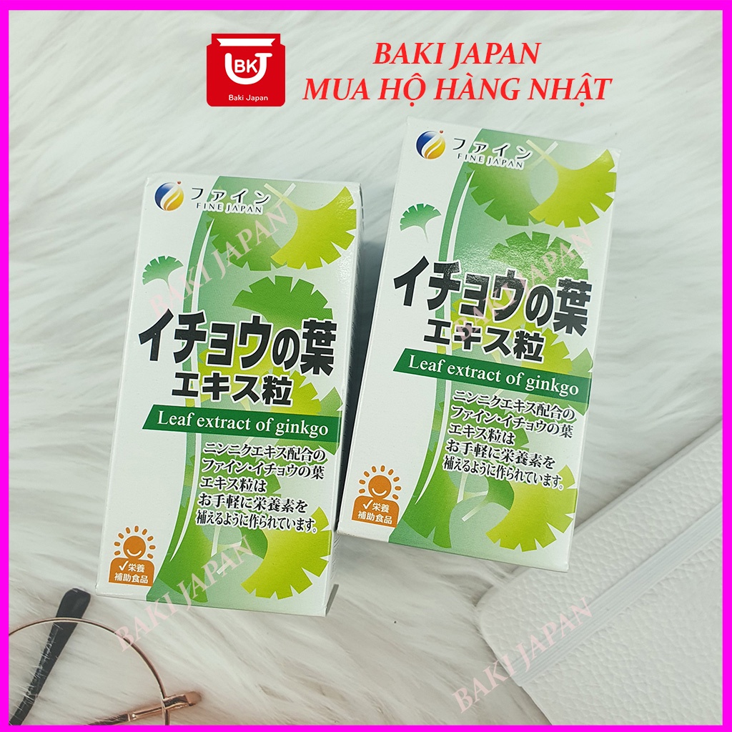 Fine Ginkgo Plus viên uống bổ não Nhật bản 400 viên