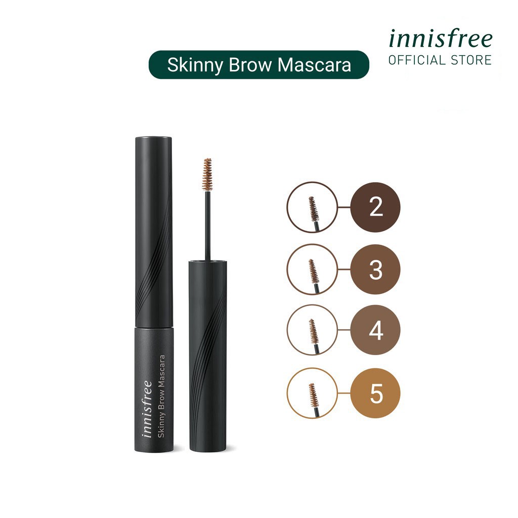 Mascara chân mày siêu mảnh innisfree Skinny Brow Mascara 4g