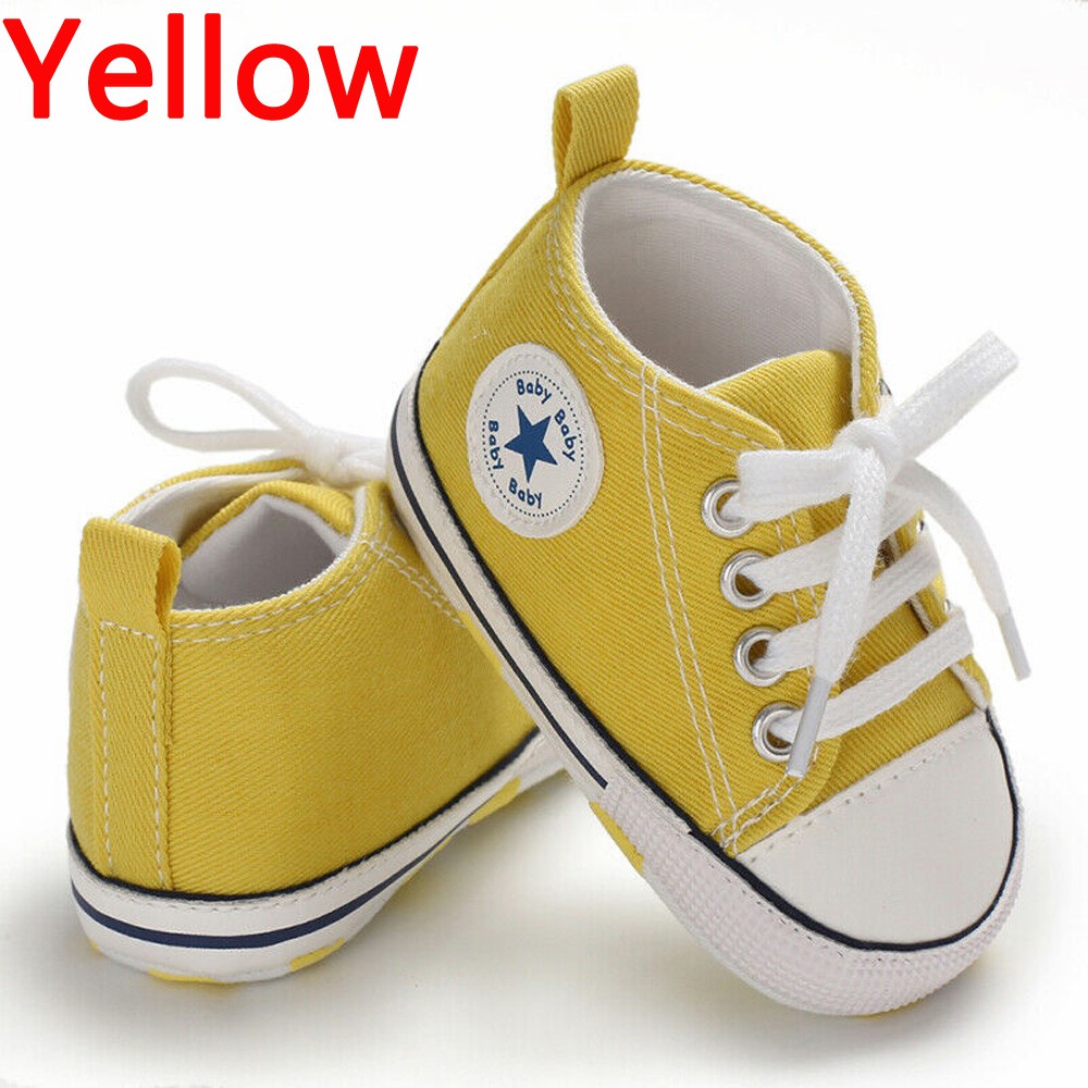 Giày thể thao mềm mại thoải mái cho chân thích hợp cho bé 0-18 tháng tuổi