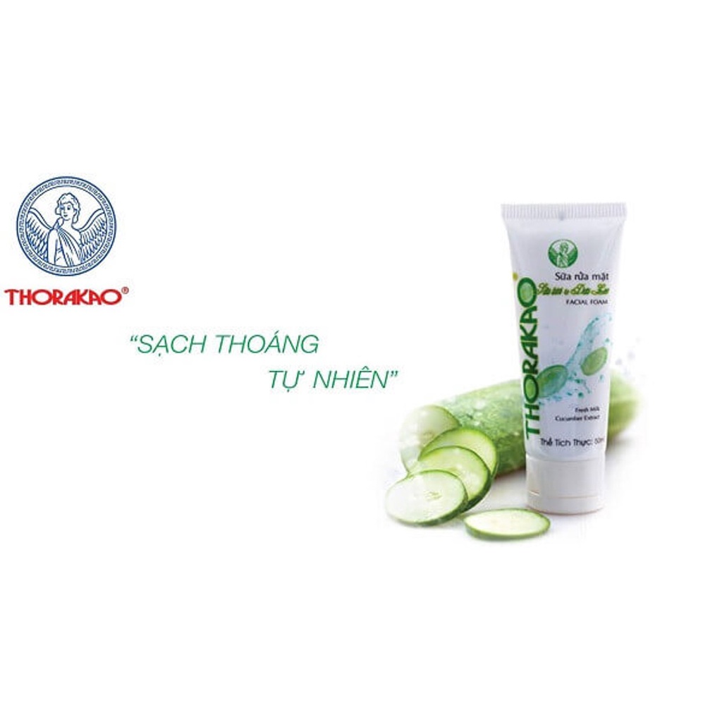 Sữa rửa mặt dưa leo thorakao 100g