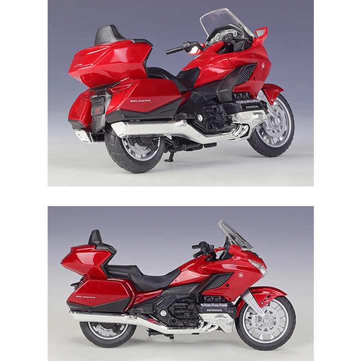 Mô hình xe moto Honda Goldwing 2020 tỉ lệ 1:18 WELLY