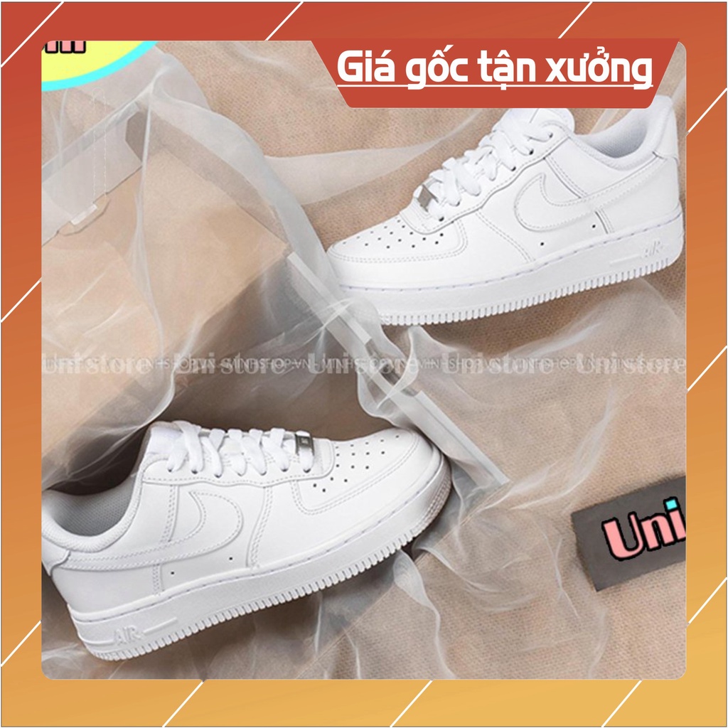 { Sale Off } Giày_Nike, Giày AF1 Trắng Hàng Cao Cấp Full Box