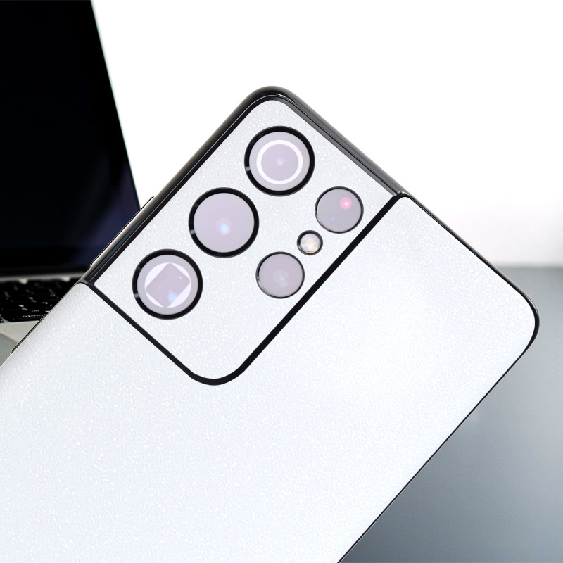 Ốp Điện Thoại Mặt Nhám Họa Tiết Chấm Bi Nhiều Màu Kèm Miếng Dán Bảo Vệ lens Cho samsung galaxy s21 ultra s21ultra s21 +