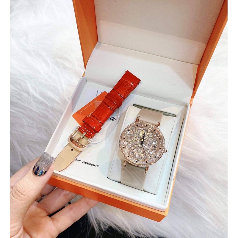 sét đồng hồ nữ Davena Bling bling